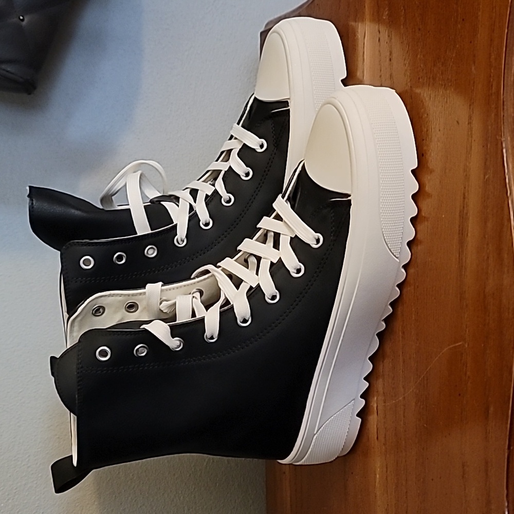 Leather Canvas Sneakers